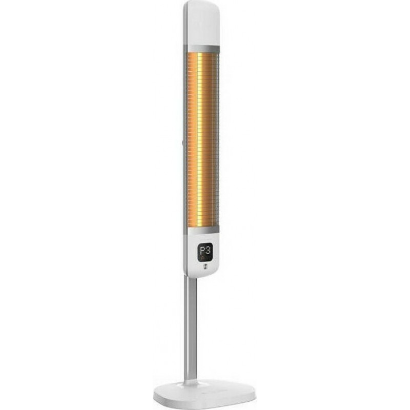 Luxeva SMART FR-2500W Επιδαπέδια Θερμάστρα με Wi-Fi και Τηλεχειριστήριο Λευκό 2500W